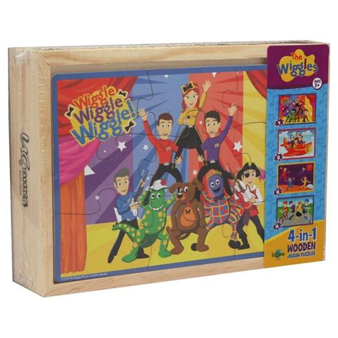 The Wiggles Emma 4 In 1 Puzzle Wooden Jigsaw Puzzles The Wiggles Puzzle