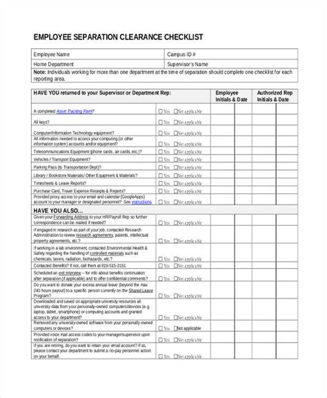 Employee Separation Agreement Template