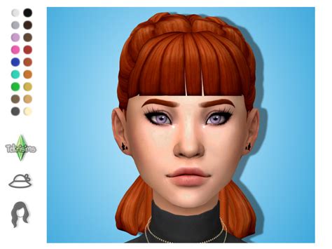 Sims 4 Cc Hair Bangs Snogirl