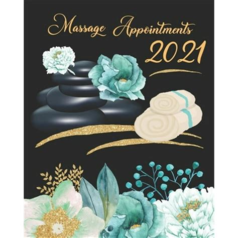 Massage Appointments 2021 Womens Daily Massage Therapists Appointment Book A Scheduler With