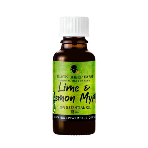 Lime And Lemon Myrtle Mix 100 Essential Oils Black Sheep Farm Oils