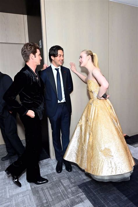 Andrew Garfield Nat Wolff And Elle Fanning Elle Fanning Andrew Garfield Beautiful Person