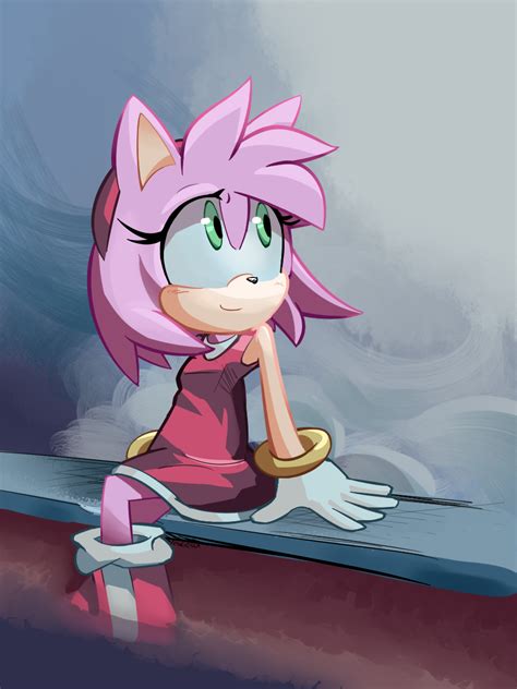 amy rose waiting [by angryzilla] r amyrose