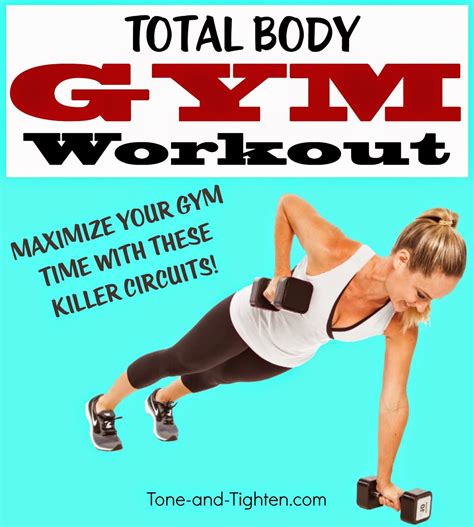 Total Body Gym Workout With Supersets Workout Total Body Workout