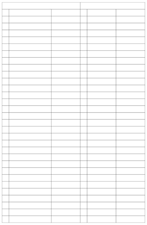 10 Best Printable Blank Chart With Lines