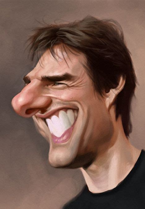 Tom Cruise Celebrity Caricatures Caricature Sketch Funny Caricatures