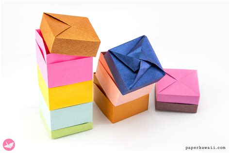 Easy Origami Masu Box How To Make An Origami Masu Box Paper Craft