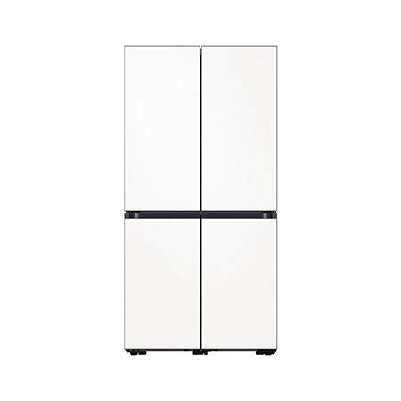 롯데하이마트 비스포크 냉장고 4도어 프리스탠딩 RF85B9121W6 874L 새틴화이트