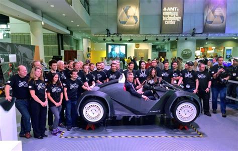 The Strati Worlds First 3d Printed Electric Car Built In Just 44 Hours
