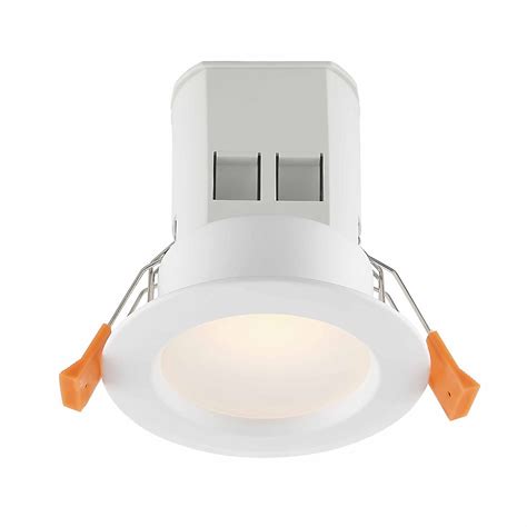Smart recessed lighting fixture has three components that defines it: Commercial Electric 3-inch White Integrated LED Recessed ...