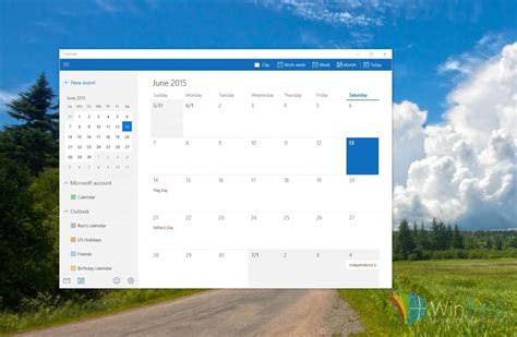 Phone Companion Mail And Calendar Apps For Windows 10