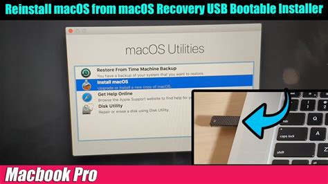 Macbook Pro How To Reinstall Macos From Macos Recovery Usb Bootable