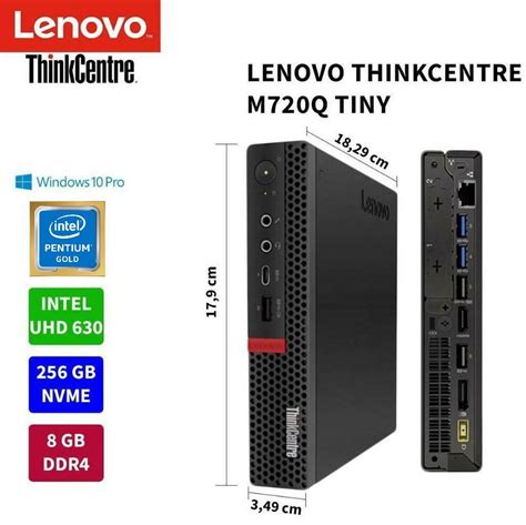 Pc Lenovo Thinkcentre M720q Tiny Intel Pentium Gold G5420t 8gb Ddr4