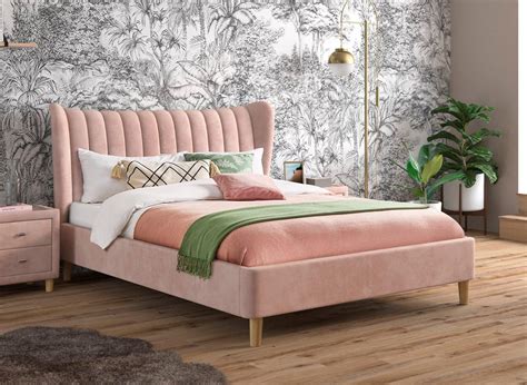 Knox Velvet Finish Bed Frame Free Delivery Dreams Upholstered