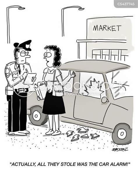 Car Theft Cartoons And Comics Funny Pictures From Cartoonstock