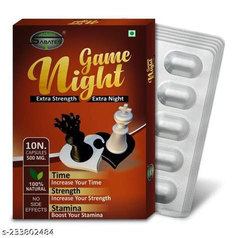 Game Night Ayurvedic Wellness Shilajit Capsule Sex Capsule Sexual Capsule Improve Male S E X