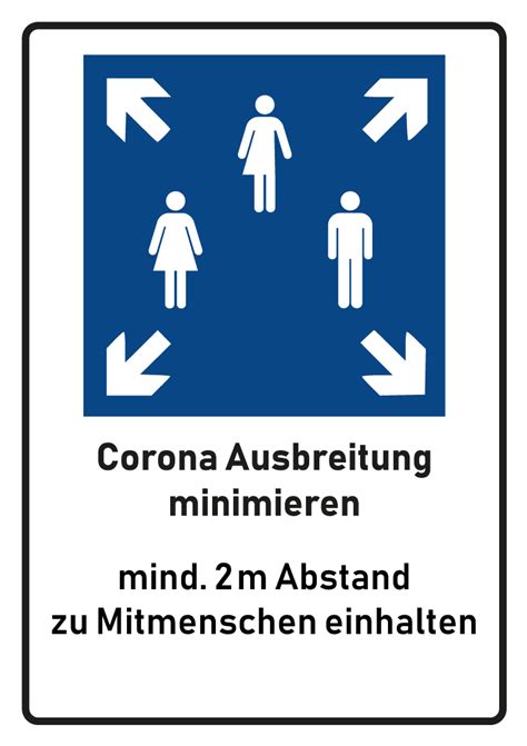 Direkt vom lager oder nach ihren. Corona Hinweisschilder Warnschilder Verbotsschilder Kaufen ...