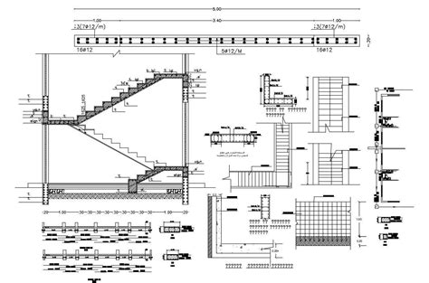 Rcc Structure Section Drawing Free Dwg File Cadbull