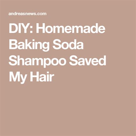 Diy Homemade Baking Soda Shampoo Saved My Hair Baking Soda Shampoo
