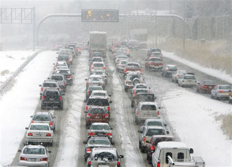 Fierce Storm Hits Midwest With Snow Wind