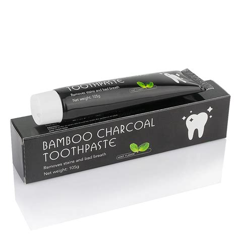 Hailicare Bamboo Charcoal Teeth Whitening Black Toothpaste 37 Oz Tooth