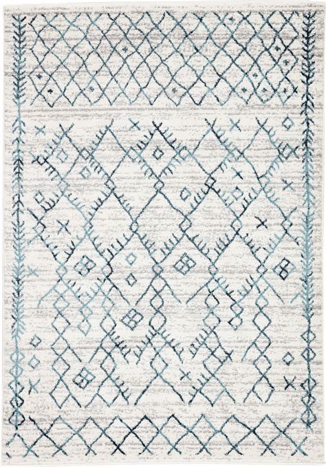 Jaipur Living Valen Copeland Val02 Whiteteal Area Rug Incredible