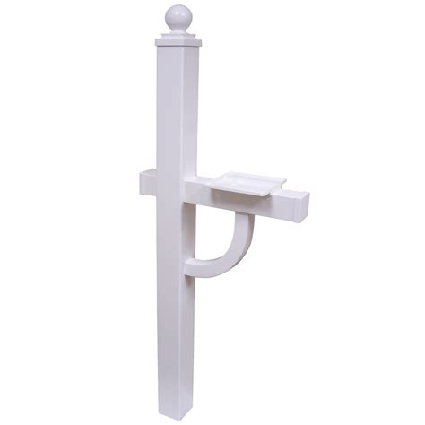 The classic cast aluminum mailbox is the perfect choice in terms of design and durability. Shop Gaines Manufacturing White Aluminum Mailbox Post at ...