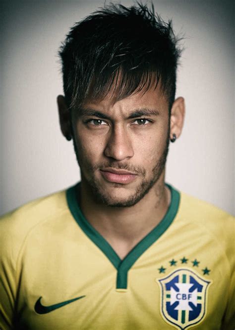 Neymar Amb La Samarreta De La Selecció Brasilenya Joueur De Football