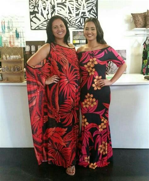 beautiful mother and daughter samoan design n style mena polynesian dress different dress