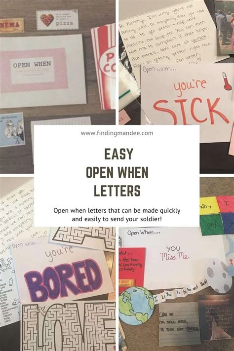 5 Easy Open When Letter Ideas Finding Mandee