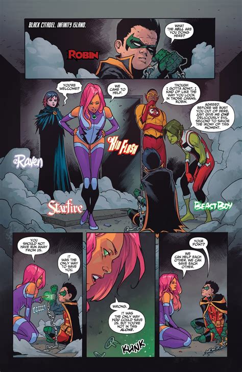 Weird Science Dc Comics Preview Teen Titans