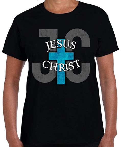 screen t shirt crew neck men design short sleeve jesus christ jc christian shirt cool religious