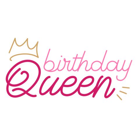 Birthday Queen Svg Cutting File Png Dxf Ai Eps 77128