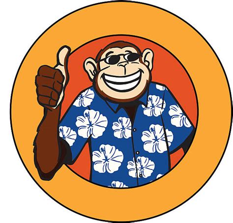 Monkey Giving Thumbs Up Illustrations Royalty Free Vector Graphics