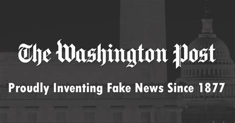 Washington Post Attacks Trump With Fake News