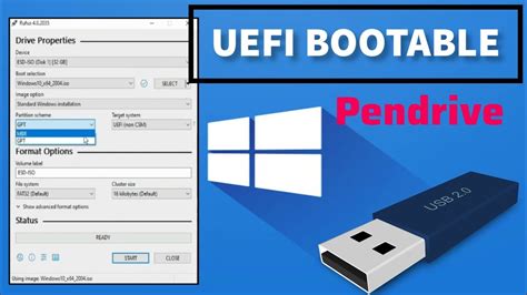 How To Create Uefi Bootable Usb Flash Drive To Install Windows Youtube