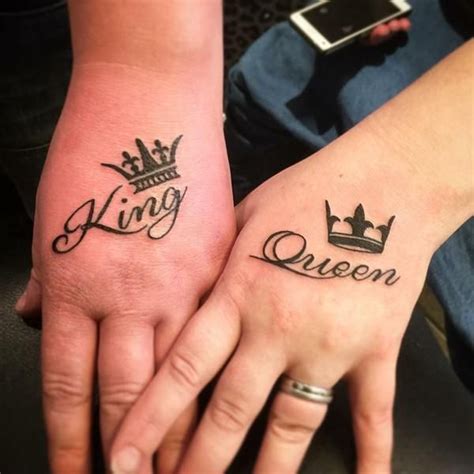 63 premier king and queen tattoos for the most wonderful couples queen tattoo couples tattoo