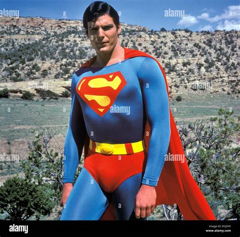 Christopher Reeve Superman 1978 Stock Photo Alamy