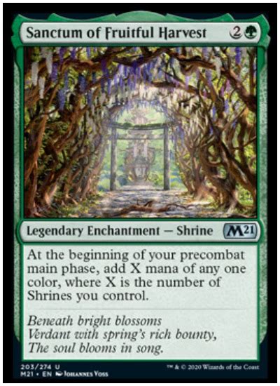 Magic The Gathering M21 Nm Magic Regular 4x Sanctum Of Shattered