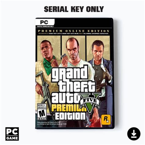 Buy Grand Theft Auto V Premium Online Edition (PC) Rockstar Key Global