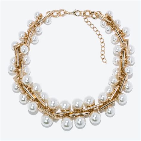 2015 Popular Female Sex Fashion Alloy Pearl Jewelry Necklace Restore