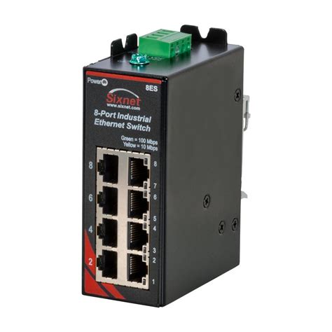 Slx 8es Unmanaged Industrial Ethernet Switch Red Lion