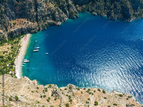 Butterfly Valley Turkish Kelebekler Vadisi In Oludeniz Beautiful