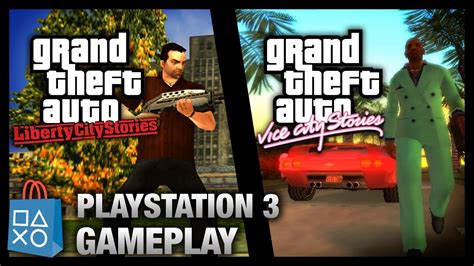 Gta Liberty City Stories And Vice City Stories Playstation 3 Gameplay