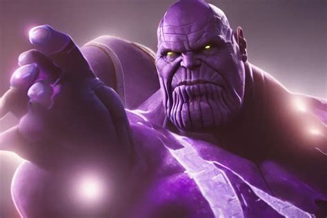 Thanos Snapping His Fingers HD Wallpaper 4k Stable Diffusion