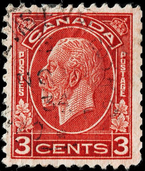 Old Canadian Postage Stamp By James Hill Old Stamps