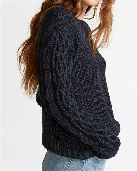 Ember Oversized Knit Sweater WV04VREM | RVCA
