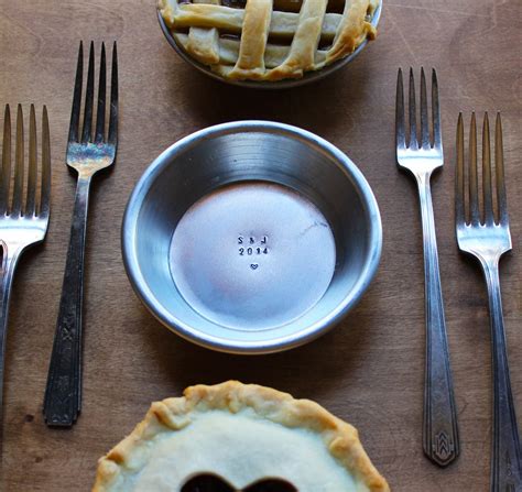 Designs By Kace Custom Hand Stamped Mini Pie Plates Perfect For
