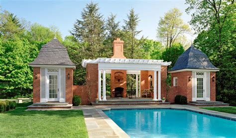 French Country Pool House 01 Douglas Vanderhorn Architects