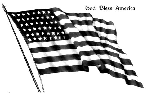 Free Black And White American Flag Waving Download Free Black And